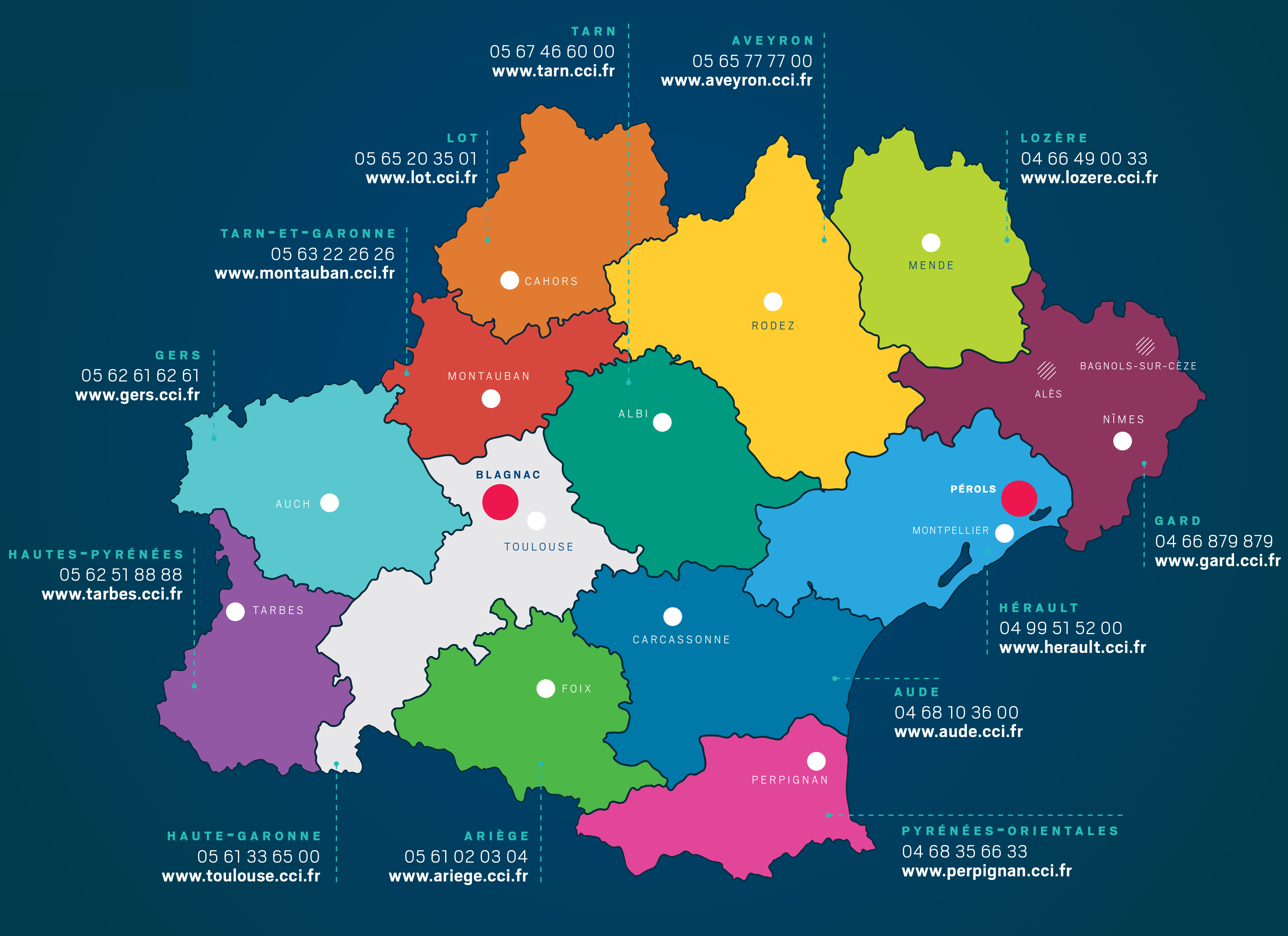 carte cci Occitanie