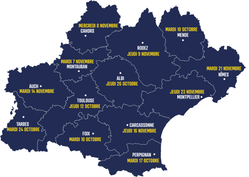 carte occitanie export tour