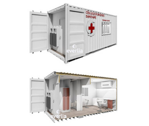 EVERLIA, L’HÔPITAL DE CAMPAGNE EST DANS LA BOÎTE
